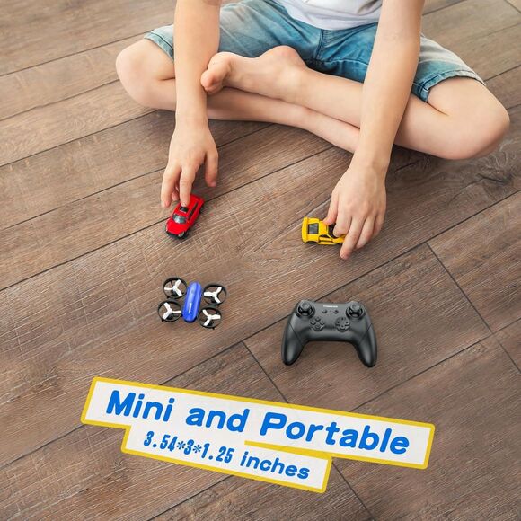 TOMZON A23 Mini Drone for Kids and Beginners - Blue - Picture 6 of 6